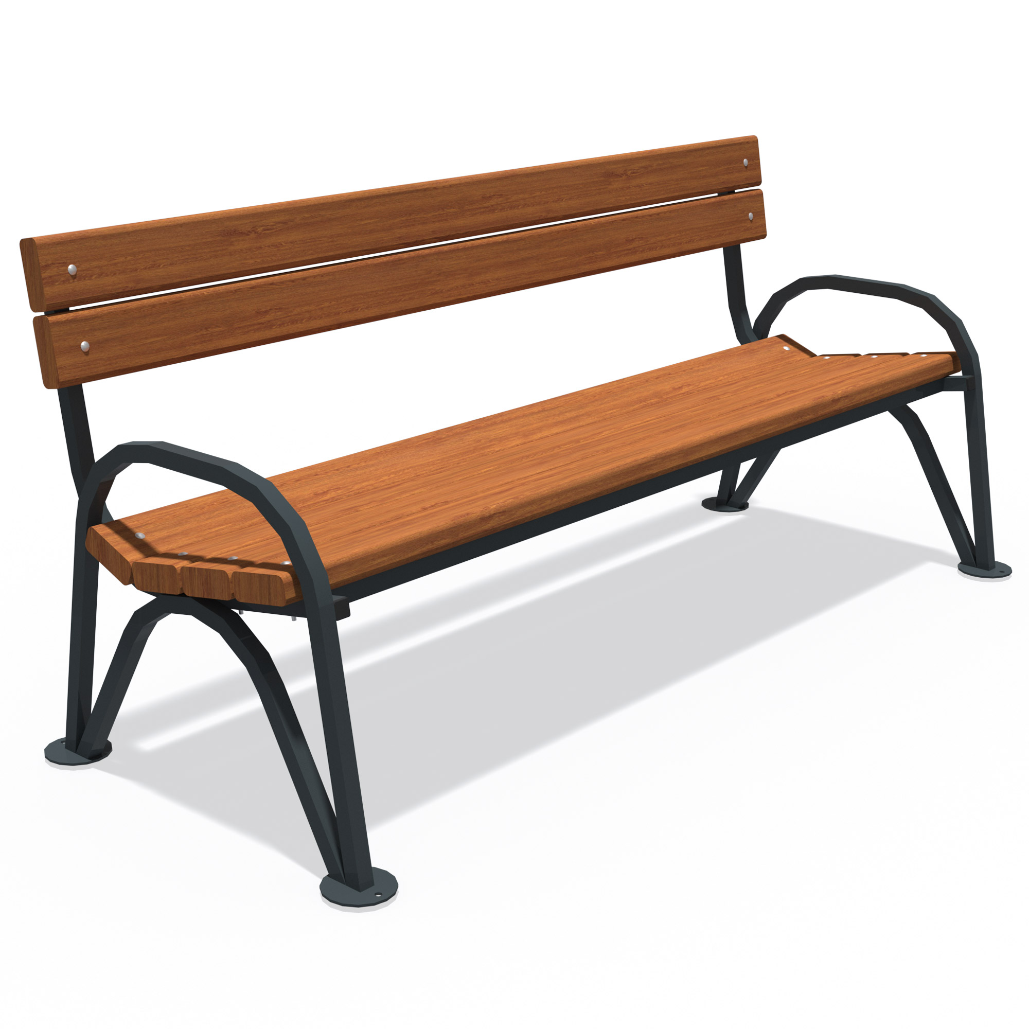 Лавка паркова Interatletika LP035-1,7-RC